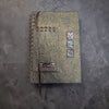 Bronze Beauty textured spiral journal set