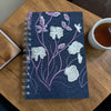 Dainty and Denim spiral embroidered journal, notebook