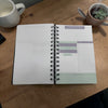 Dainty and Denim spiral embroidered journal, notebook