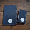 Dainty and Denim spiral embroidered journal, notebook