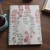 Breezy Buds spiral hardcover embroidered journal, notebook