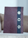 Retro Red faux leather journal, notebook
