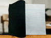 Black Faux Leather journal, notebook