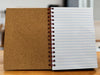 Cute as a Button Cork spiral journal, notebook