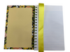 Colorful floral spiral-bound hardcover journal/notebook