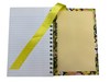 Colorful floral spiral-bound hardcover journal/notebook