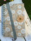 Soft and Sweet abstract floral hard cover, spiral-bound journal/notebook