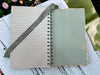 Soft and Sweet abstract floral hard cover, spiral-bound journal/notebook