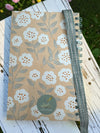 Soft and Sweet abstract floral hard cover, spiral-bound journal/notebook
