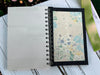 Dancing on Denim floral spiral bound, hardcover daily journal/planner