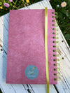 Pretty Peony spiral-bound, hardcover notebook/journal