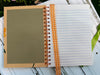 Merry Marigolds spiral-bound, hardcover notebook/journal