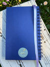 Pastel Larkspur hardcover spiral-bound notebook/journal