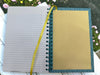Night Glow floral spiral bound, hard cover notebook/journal