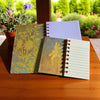 Tropicana. Medium and mini soft cover, spiral bound journal, notebook, diary, sketch, doodle. Set of 2.