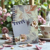 Pretty-n-Pink-n-Lavender. Medium and mini sized hard cover spiral bound journal, notebook, diary, sketchbook, doodle. Set of 2.