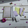 Watercolors floral spiral notebook/journal bundle