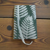 Fern and Fauna spiral natural fiber wrapped cover journal, notebook