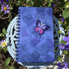 Butterfly and Brush Strokes hardcover spiral journal, notebook, diary