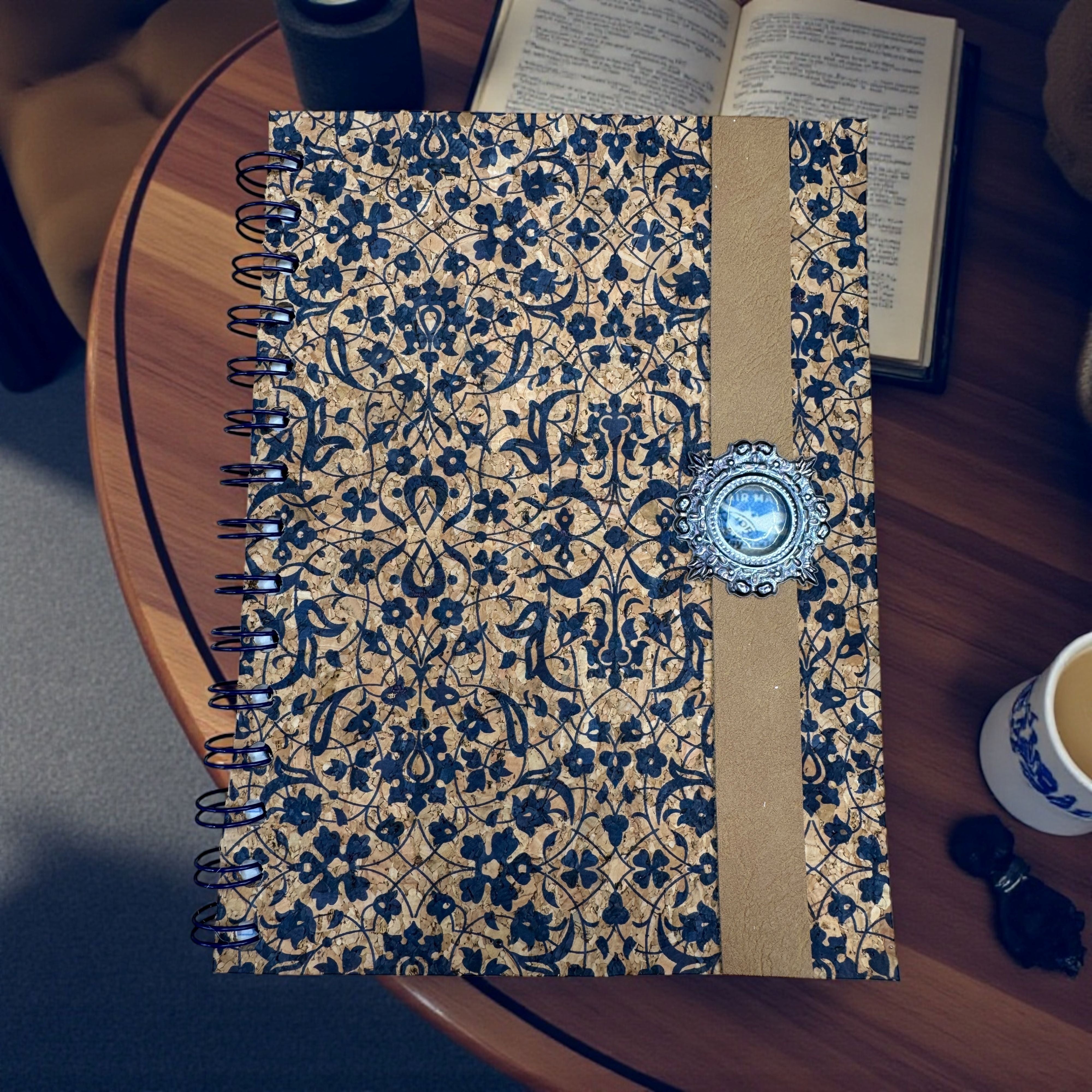 Cork and Classy spiral journal, notebook – The Cross & Quill